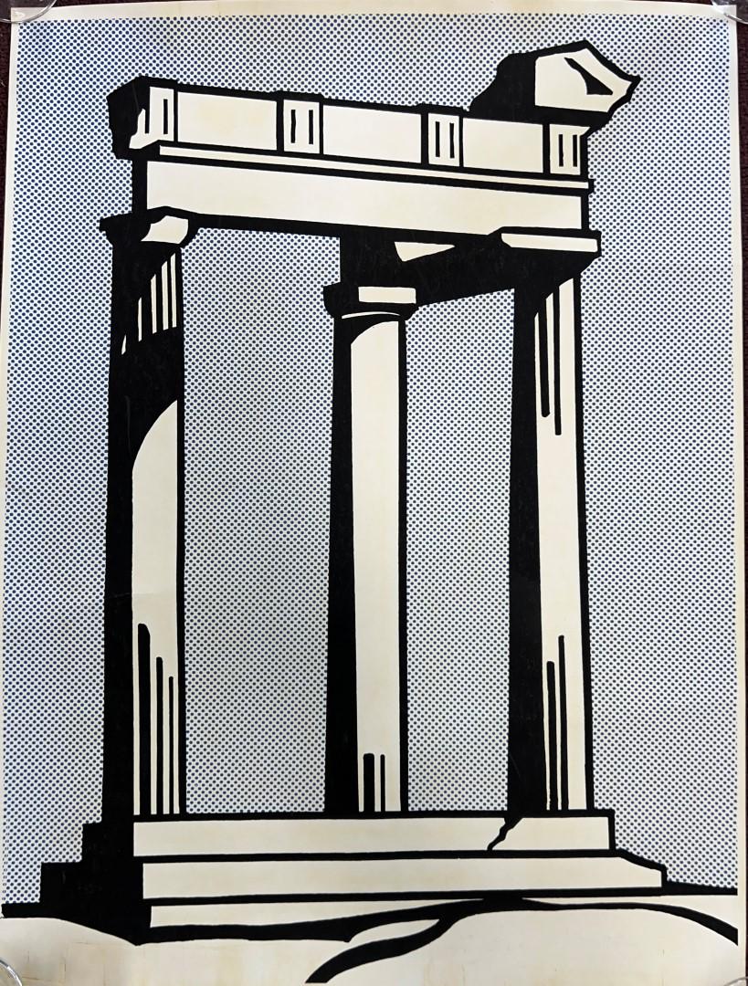 Lichtenstein Lithograph "The Temple" (1 of 1)