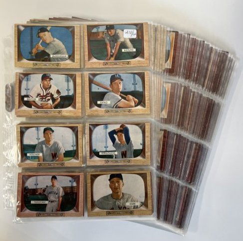 1955 Bowman Baseball Complete Set. (.321) (1 of 5)