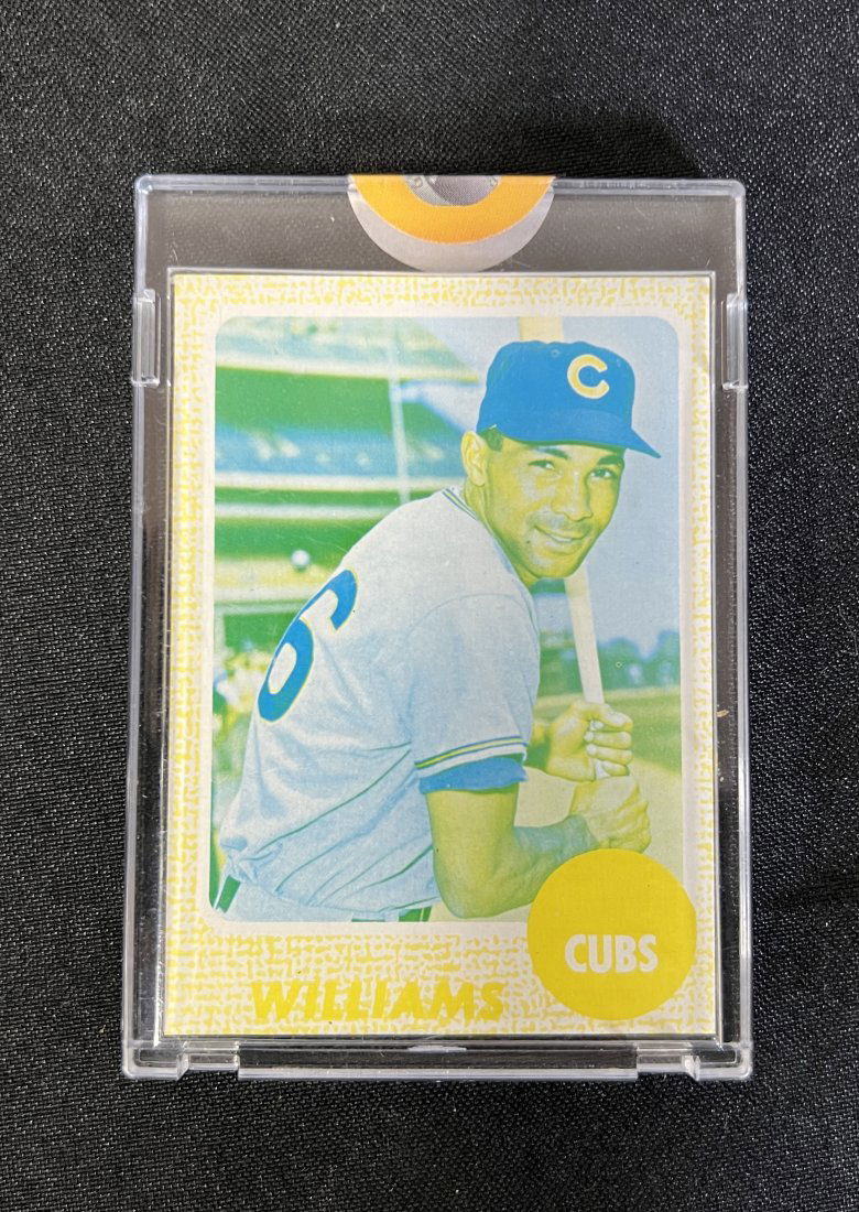 1968 Topps Baseball Rare Billy Williams Vault Card (1 of 2)