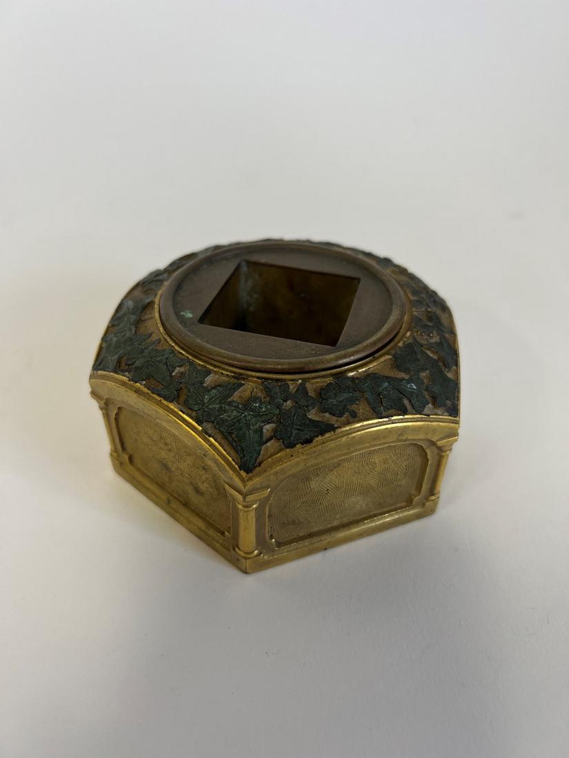 Jean Dunand French Bronze Inkstand Signed (1 of 3)