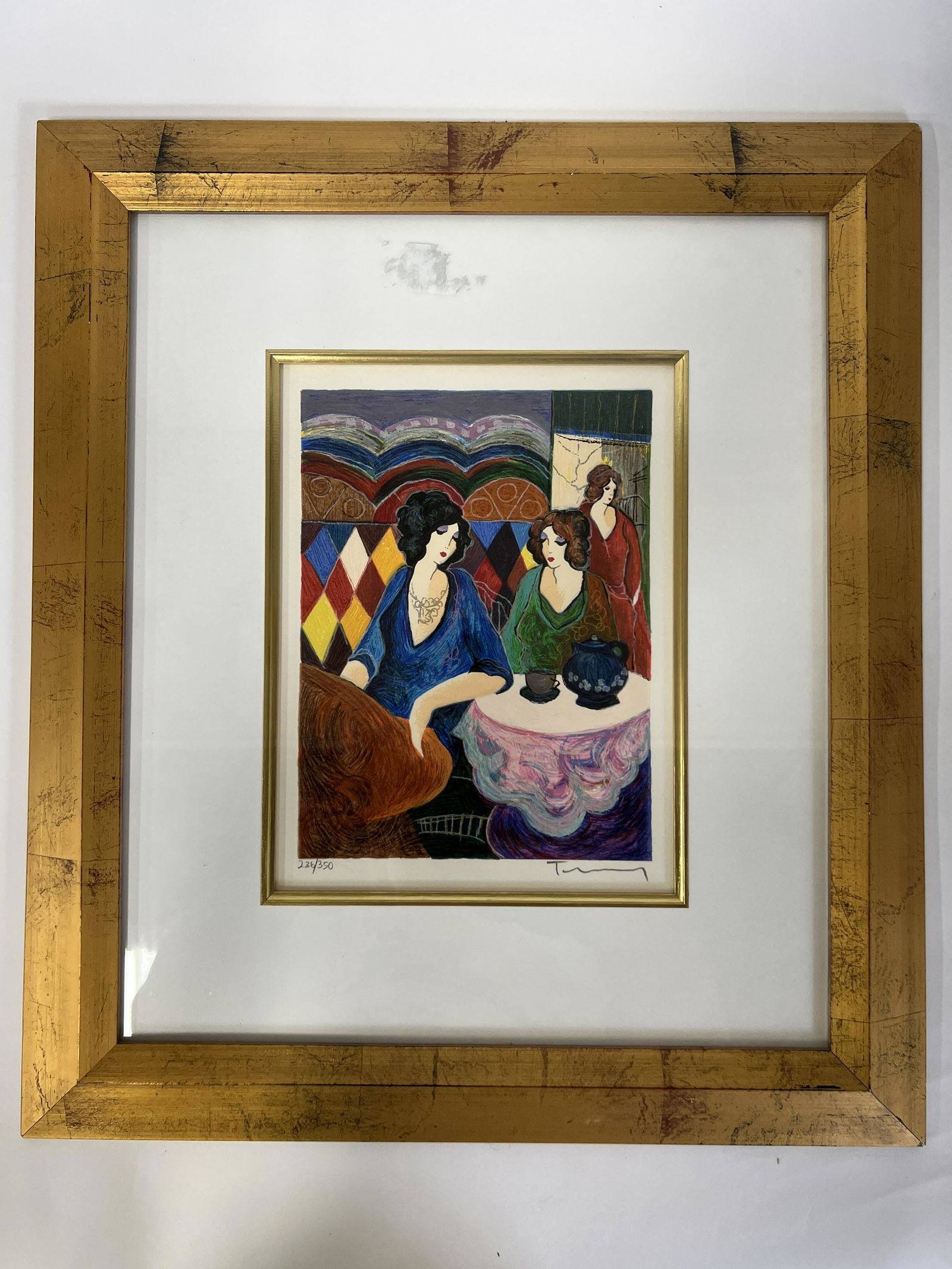 Tarkay. Ltd. Ed. Serigraph . Intimate Moments VI (1 of 6)