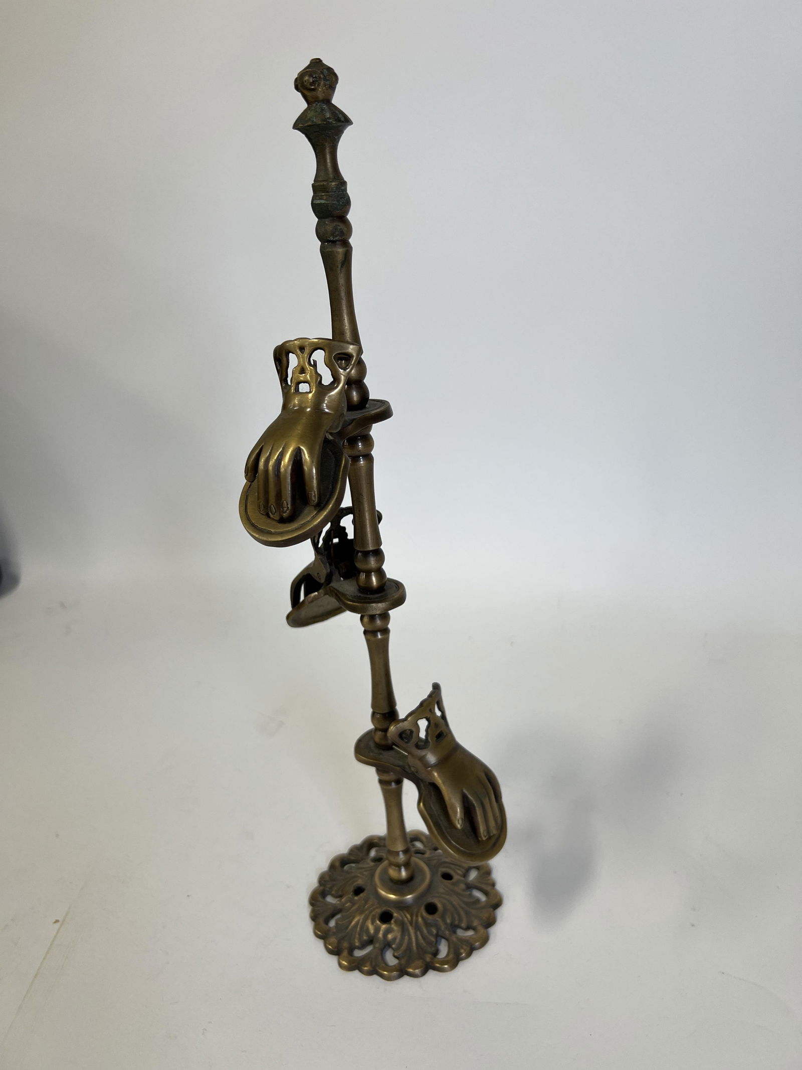 Antique Brass "Hand" Towel Holder (1 of 3)