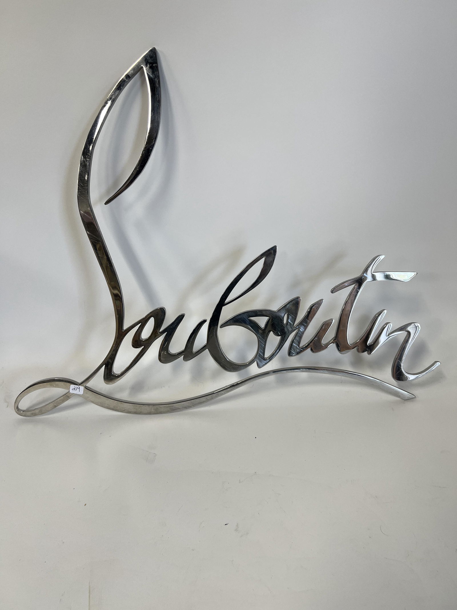 Louboutin Chrome Store Sign (1 of 1)