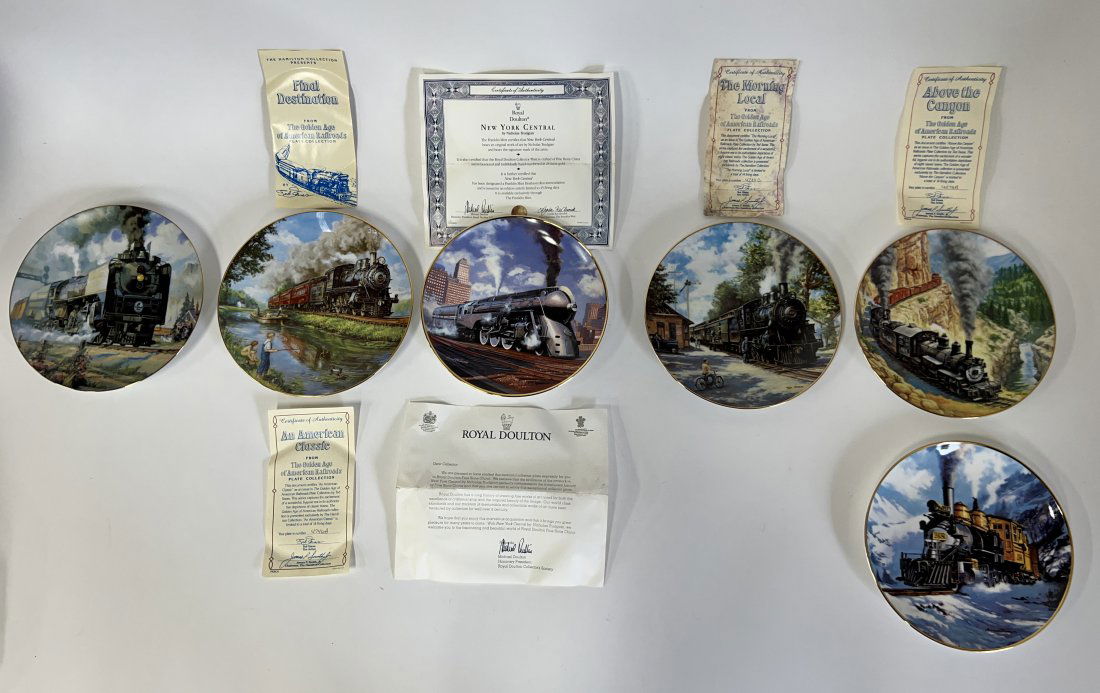 Golden Age of American Railroads Plates (6) (1 of 7)