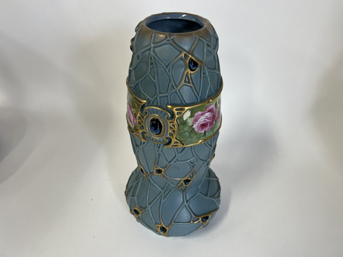 Outstanding Austrian Amphora Type Vase Marked (1 of 4)