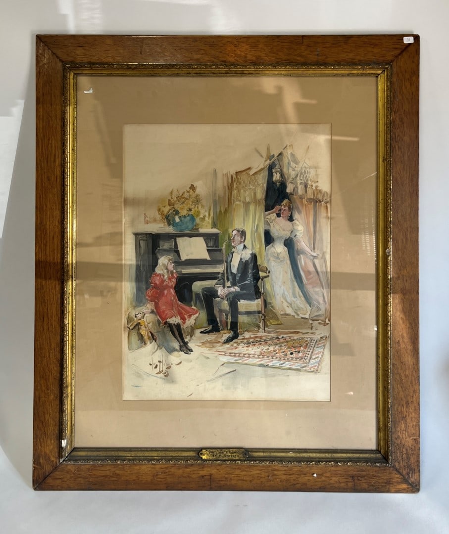 Johnson. Original Illustration. Signed. (1 of 3)