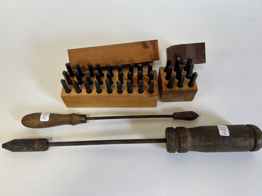 Antique Soldering Tools & Young's Steel Stamps (1 of 2)