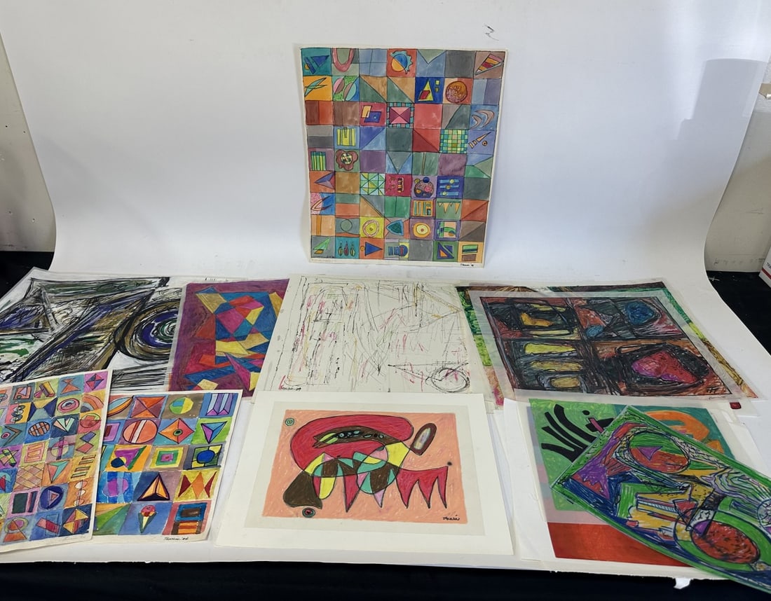 Harriet Tannin; 20thC. Modernist Works on Paper(14) (1 of 8)