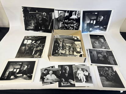 Harriet Tannin; 20thC. Modernist Photographs(72): Large group of black & white photographs. Rolph Scarlett. Taken by Harriet Tannin; Various sizes: 4.5in. X 5.5in. - 13in. X 10in.