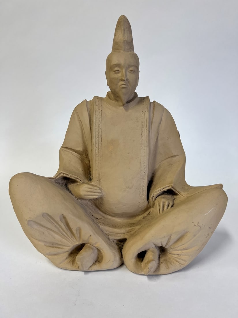 Terra Cotta Seated Buddha Figure (1 of 4)