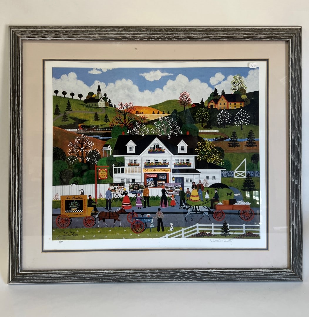 Ltd. Ed. Lithogjraph Signed and Numbered Signed Scott Wooster. Ltd. Ed. Numbered 600/750. Ego Trip (1 of 4)