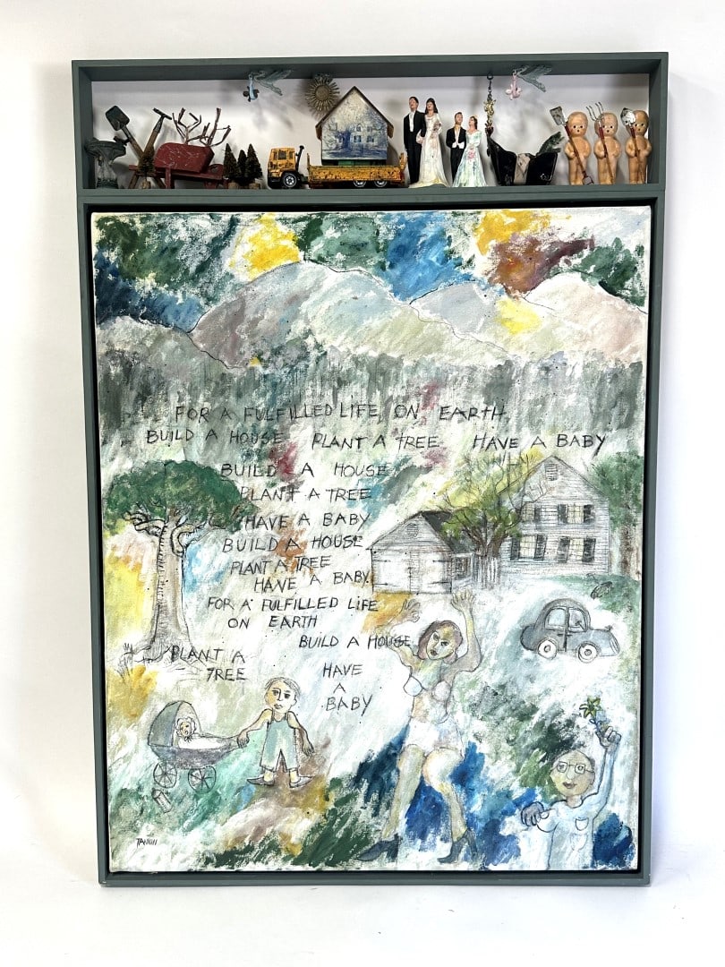 Harriet Tannin; 20thC. Modernist Assemblage Signed (1 of 7)