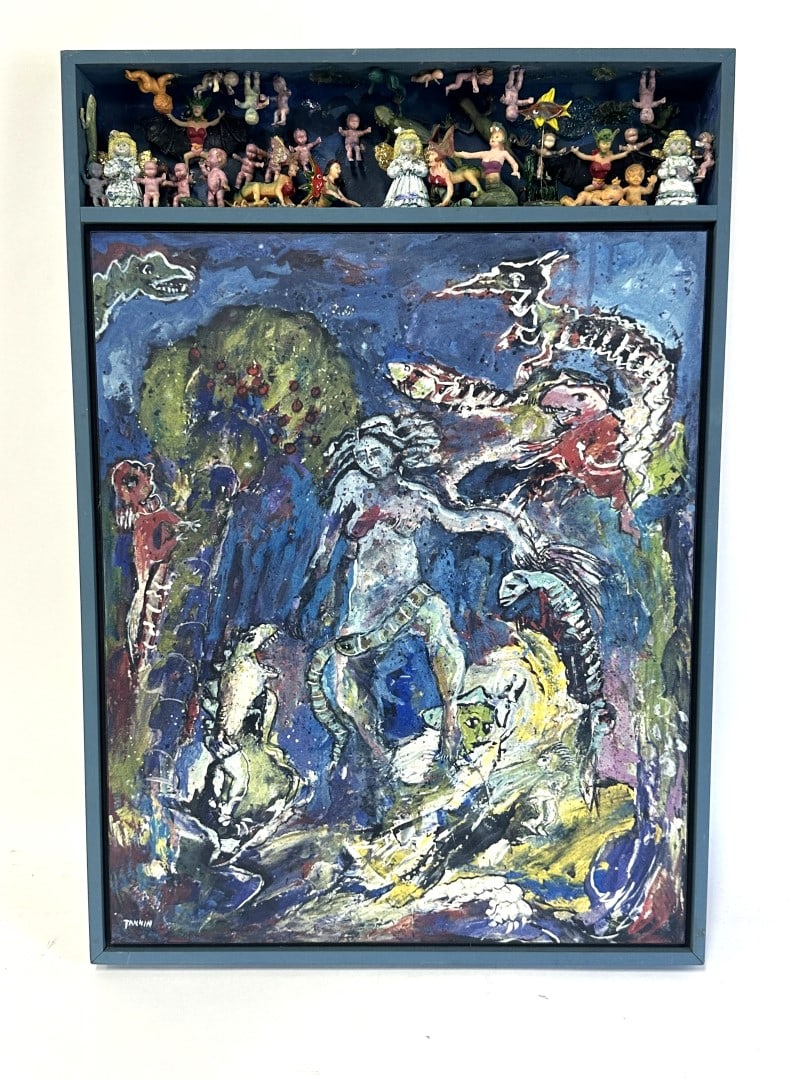 Harriet Tannin; 20thC. Modernist Assemblage Signed (1 of 6)