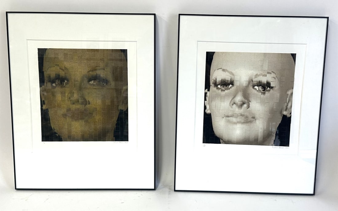Harriet Tannin; Two(2) 20thC. Modernist Woven Photographs (1 of 5)