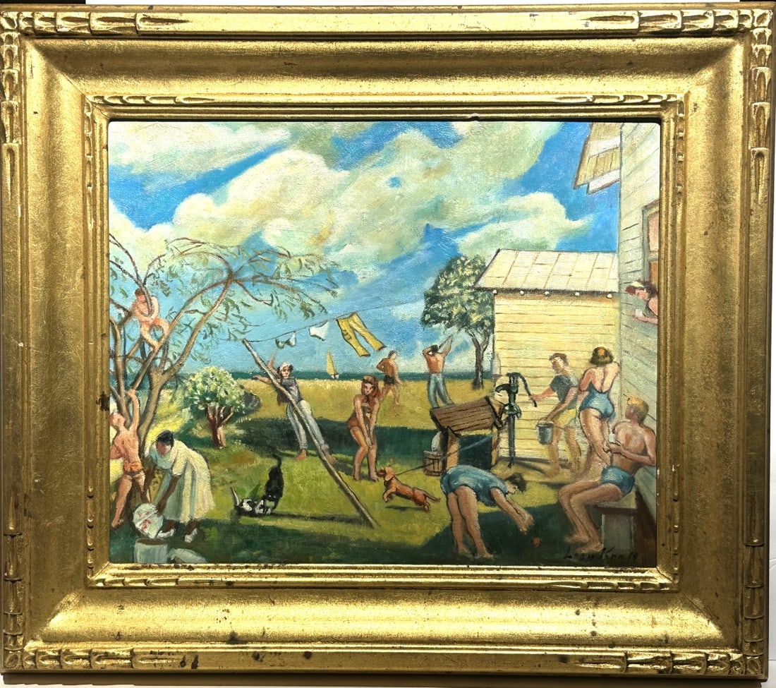 Leon Kroll; 20thC. American Oil Summer Day Signed (1 of 5)