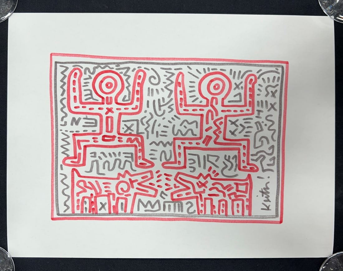 Keith Haring Lithograph Sgd Keith (1 of 1)