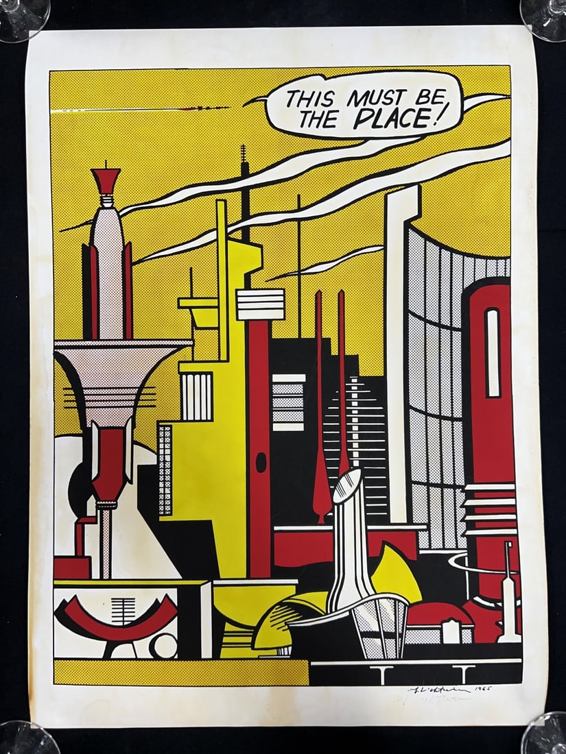 Lichtenstein Sgd. Litho. This Must Be The Place (1 of 3)
