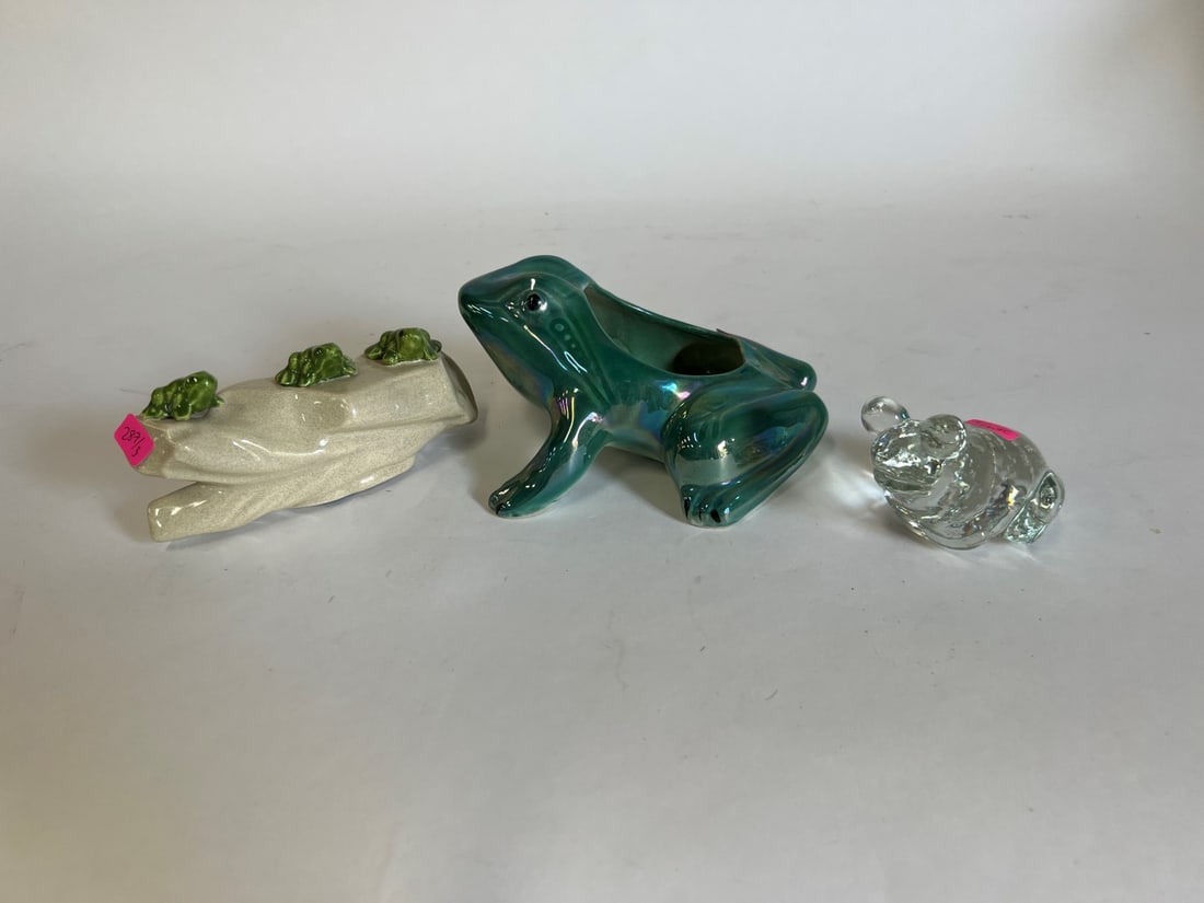 Collector;s Lot of Frog Figures (3): Three as pictured.