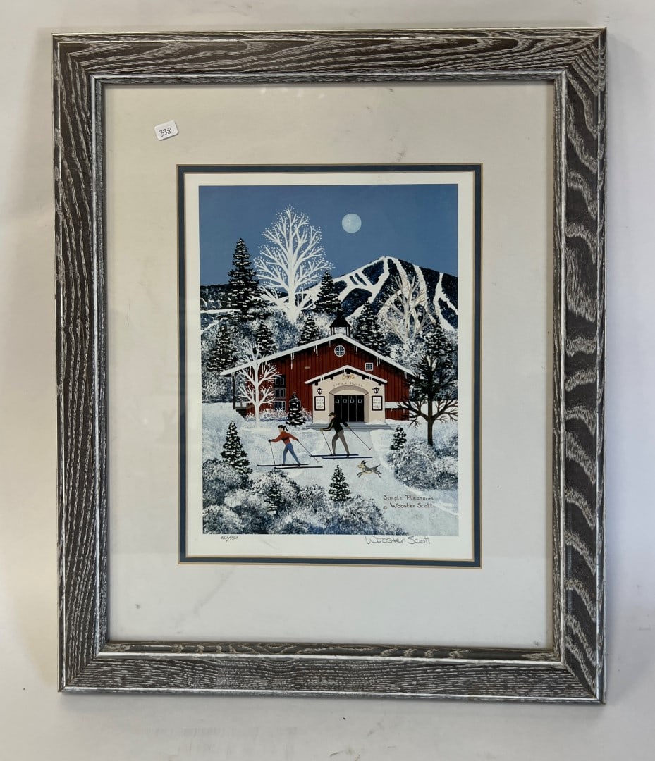 Wooster Scott Ltd. Ed. Lithograph Signed (1 of 4)