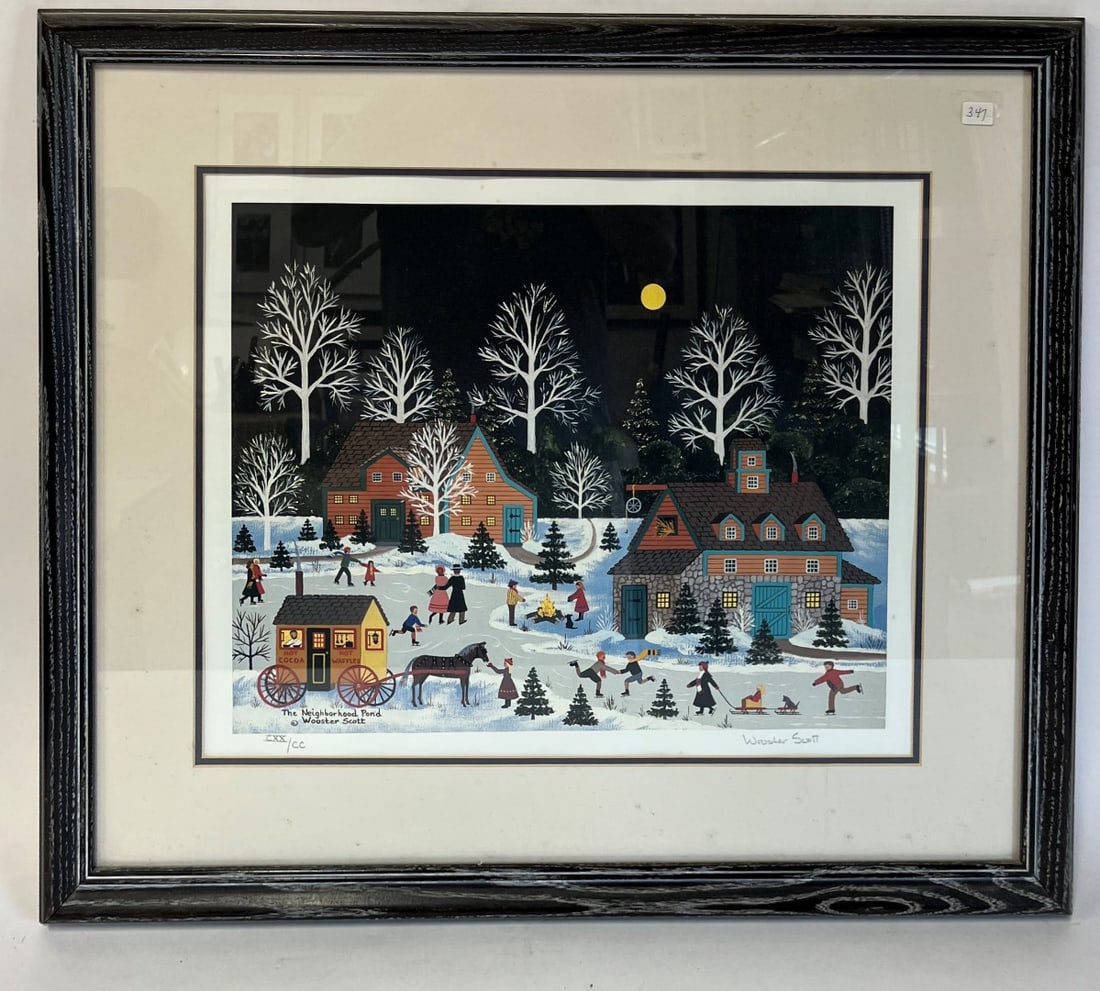 Wooster Scott Ltd. Ed. Lithograph. Signed (1 of 4)