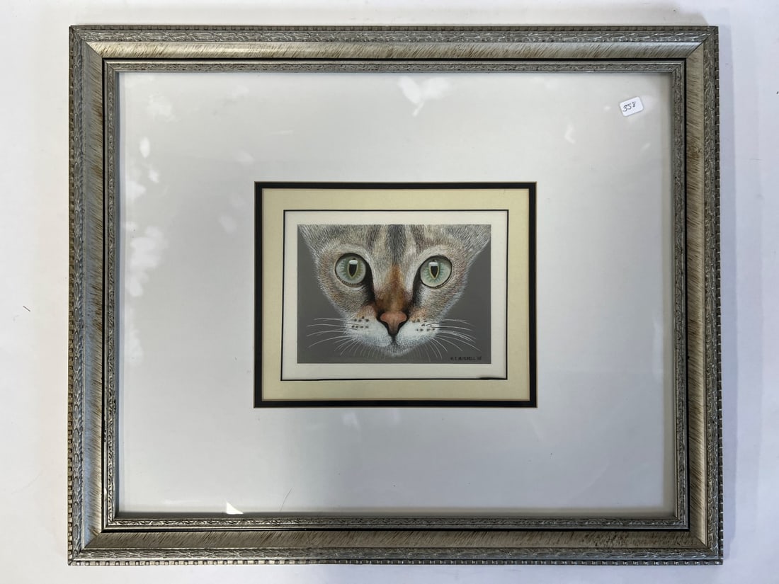 F. T. Mitchell. Watercolor. Mouse's Eye View Sgd.: Signed lower right and dated '02. Entitlement label at the reverse. Gallery matted and framed. 18 1/2"H x 23 1/2"W (overall)