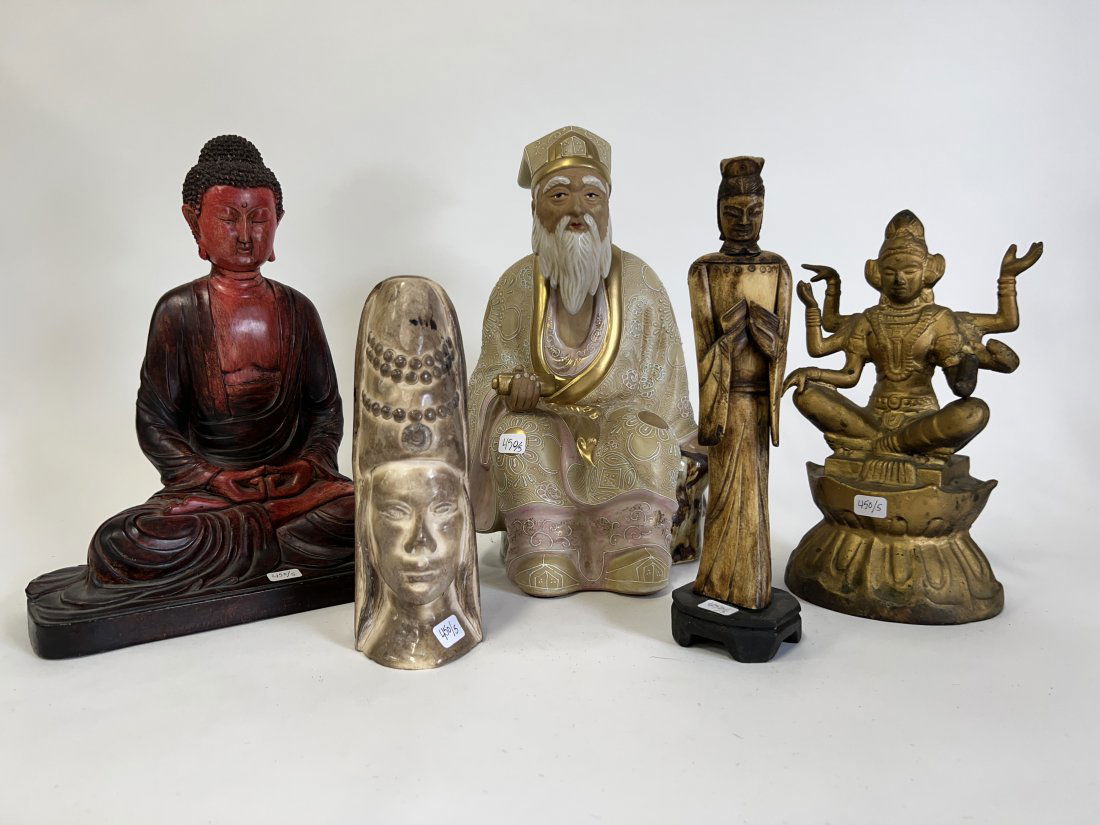 Collector's Lot of Oriental Figures (5) (1 of 4)