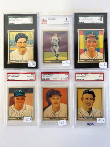 1941 Baseball Complete Graded Set Of 72