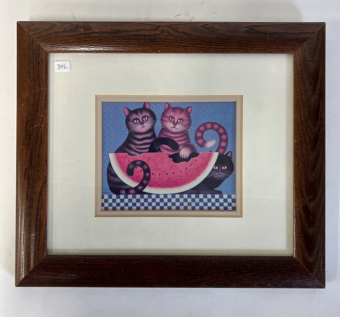 Charles Wysocki Litho. Cats (1 of 3)