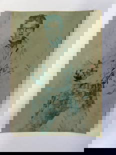 Andy Warhol Lithograph. Elvis Presley: Stamped in bas relief lower right Andy Warhol Portraits of the 70's . Signature in red at the right Andy Warhol 11 1/2'h x 8"W