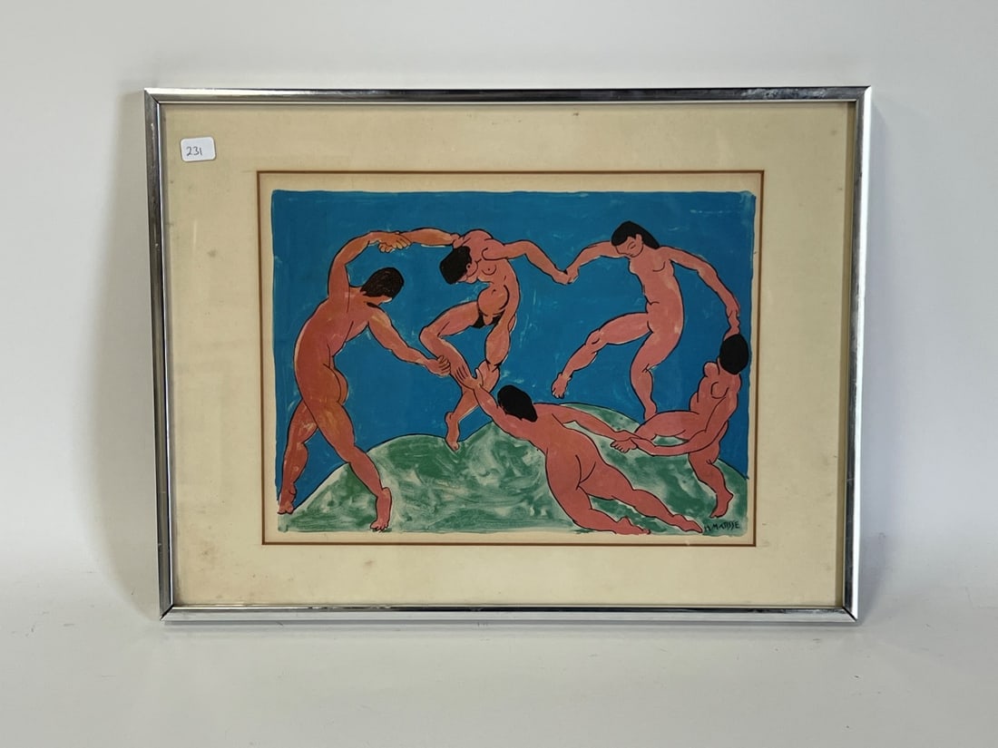 Matisse Print. Framed. (1 of 4)