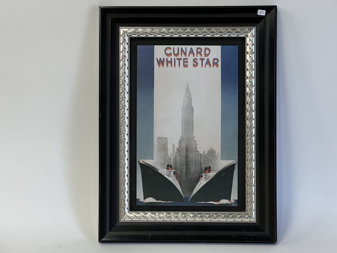 Cunard White Star  Poster Art Deco Style (1 of 4)