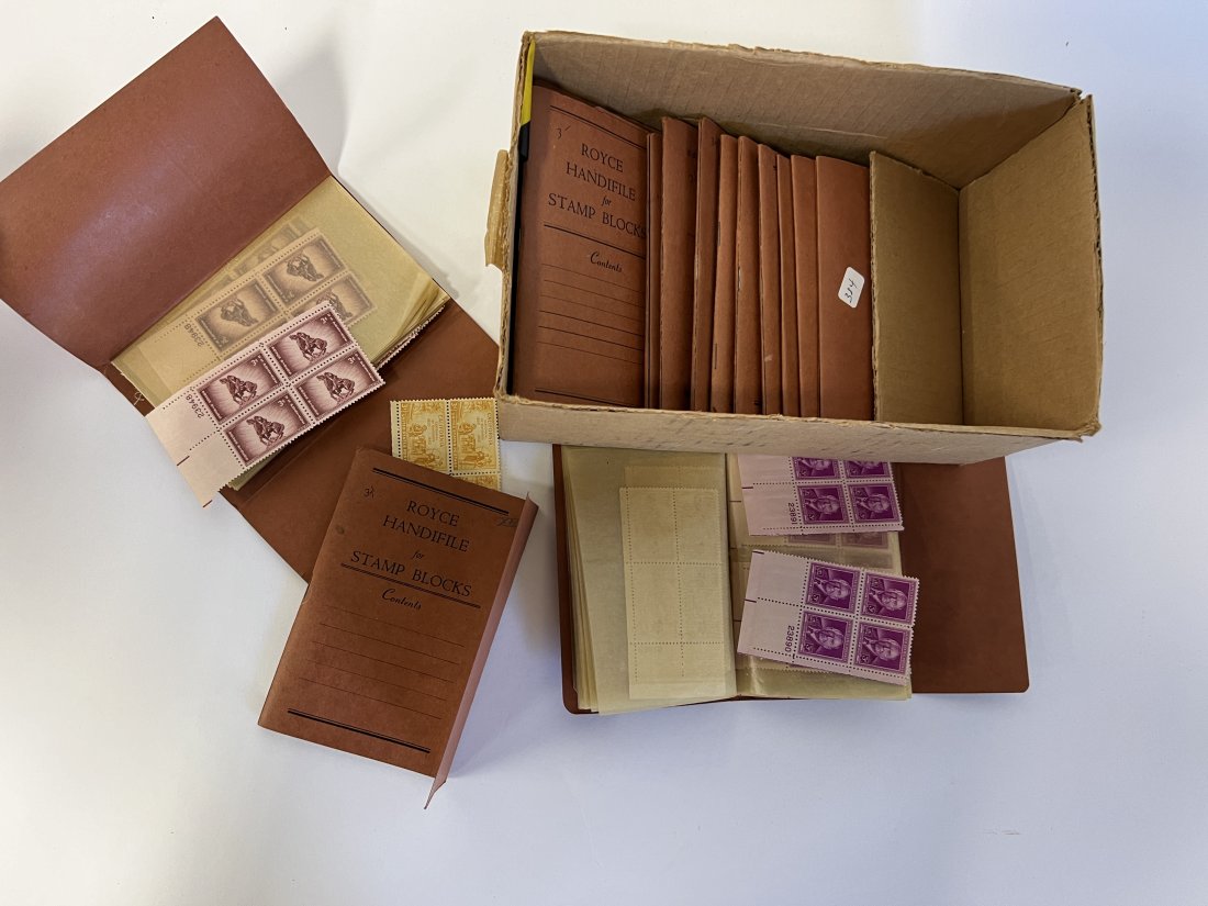 20 Stamp Block Booklets (1000 Mint Stamp Blocks) (1 of 4)