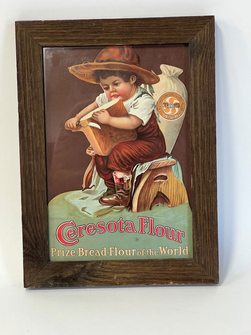 Antique Cerasota Flour Die Cut Advertisement (1 of 3)