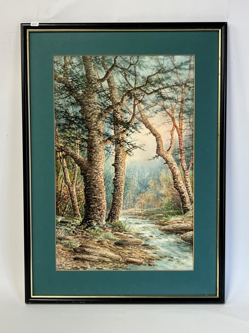 Edward Solomon (Amer.) Watercolor Signed & Dtd '99 (1 of 4)