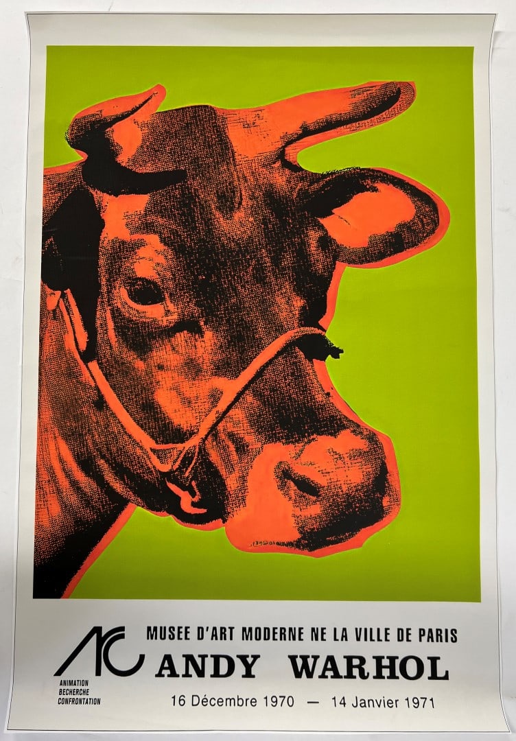 Andy Warhol Poster on Canvas (1 of 3)