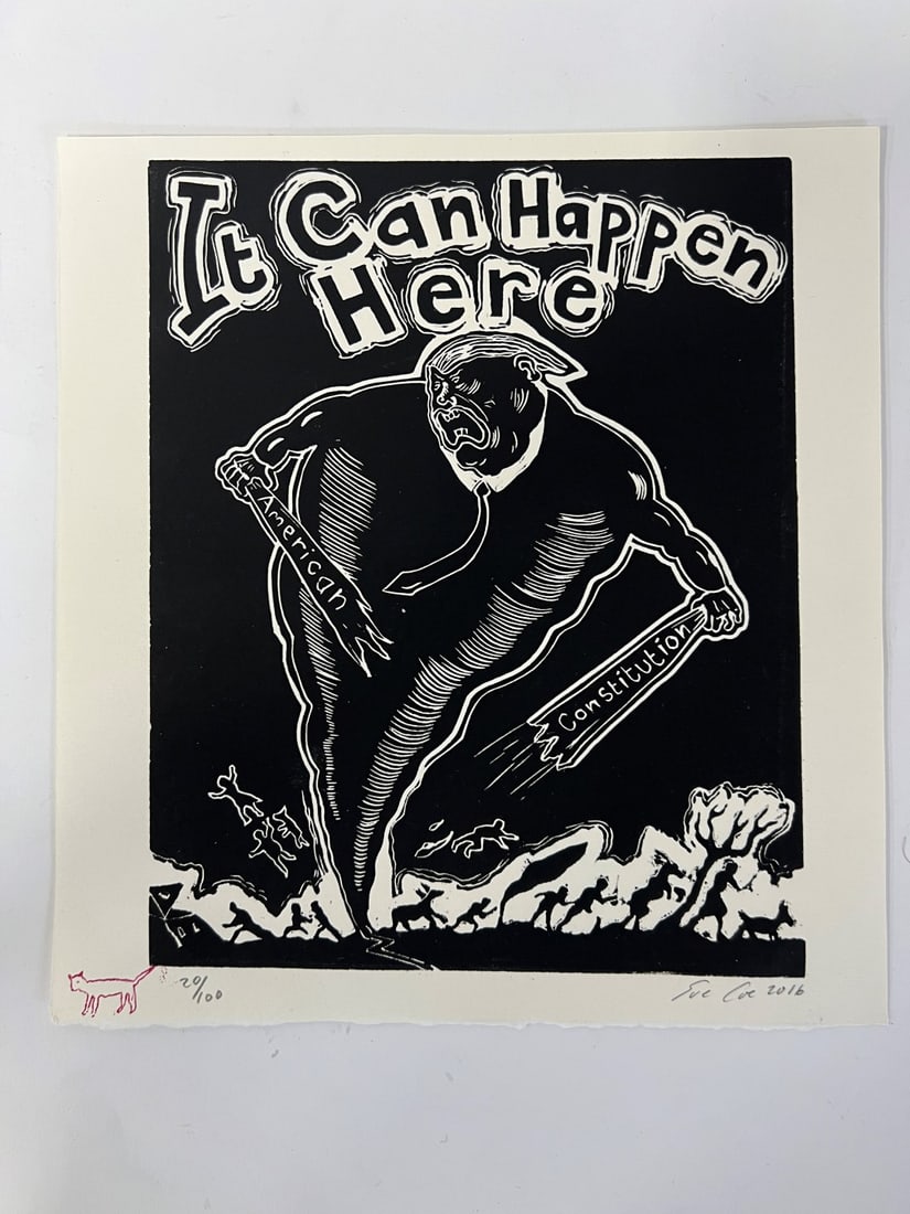 Ltd. Ed. Sue Coe Lithograph Signed. (1 of 5)