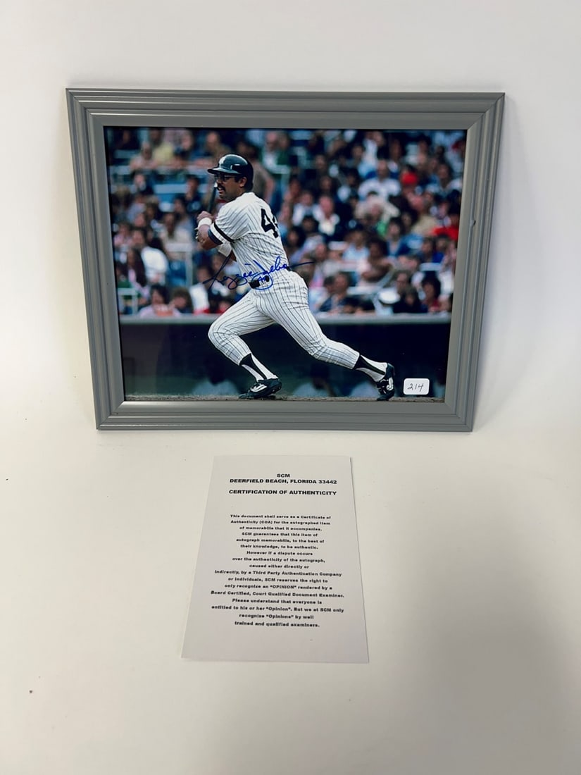 Reggie Jackson Signed Photograph (1 of 2)