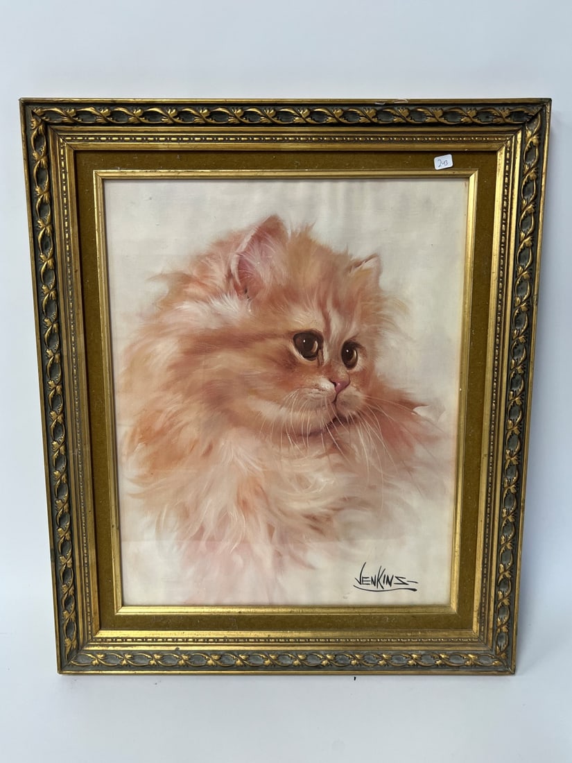 Jenkins. Pastel on Board. Cat. Signed: 25 1/2"H x 21 1/4"W