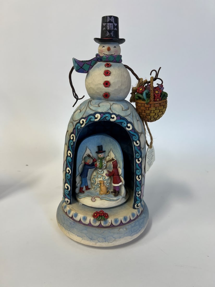 Jim Shore. "Winter Memories" Music Box: Jim Shore Hearwood Creek Music Box. New in original box with tag 10 3/4"H.