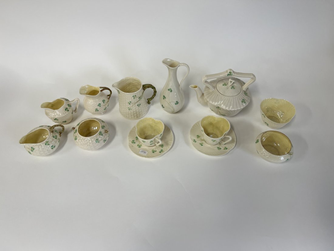 Collector's Lot of Belleek China. Signed. (14) (1 of 5)