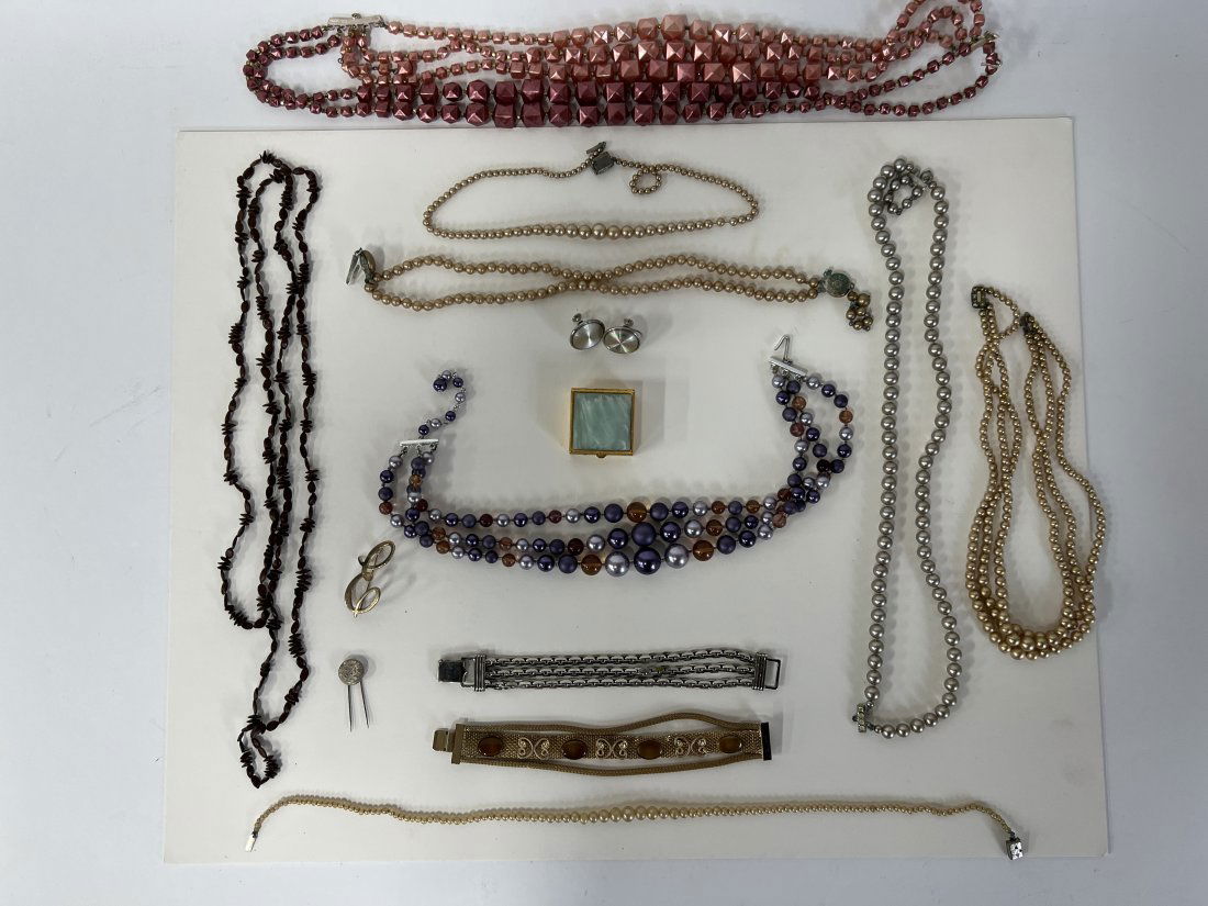 Vintage Costume Jewelery inc. 50's Amber Bracelet (13) (1 of 4)