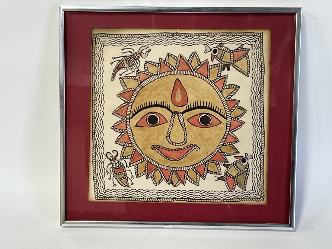 Sun Painting from India, Devi (1 of 3)