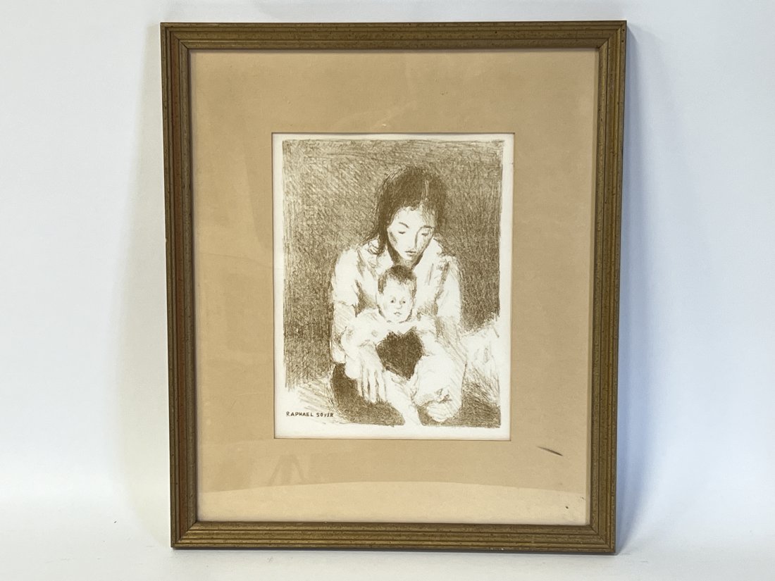 Raphael Soyer Lithograph  Signed (1 of 4)