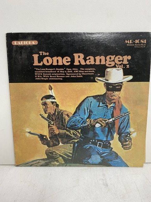 Radiola Lone Ranger Vol II Record: Complete unedited broadcast of May 9, 1945. MR-1082 33 1/3