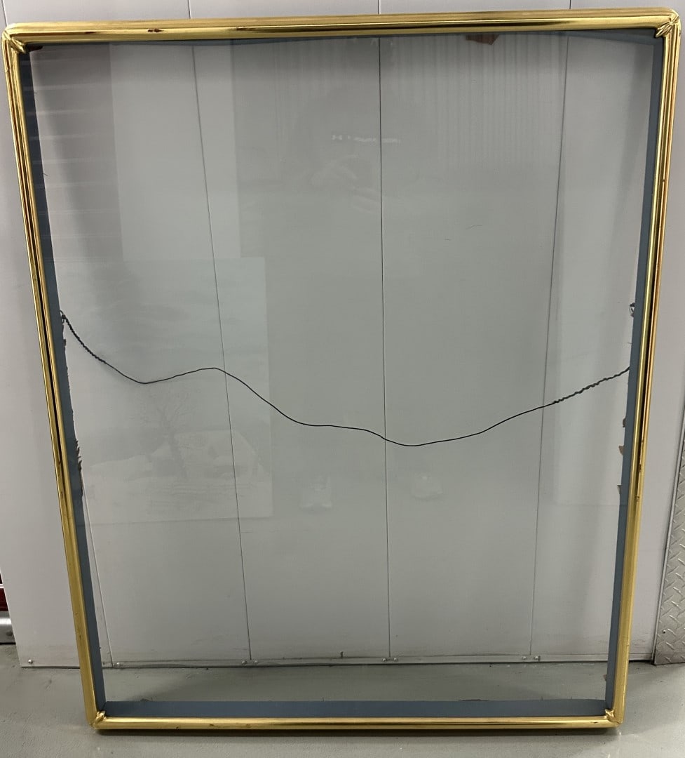 Very Fine Large 18K Gilt Frame: 18K gilt Orientalist frame;