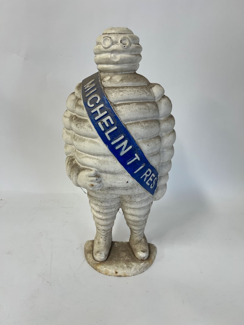 Michelin Man Oversized Tires Figure: Cast Iron. 21 3/4"H.