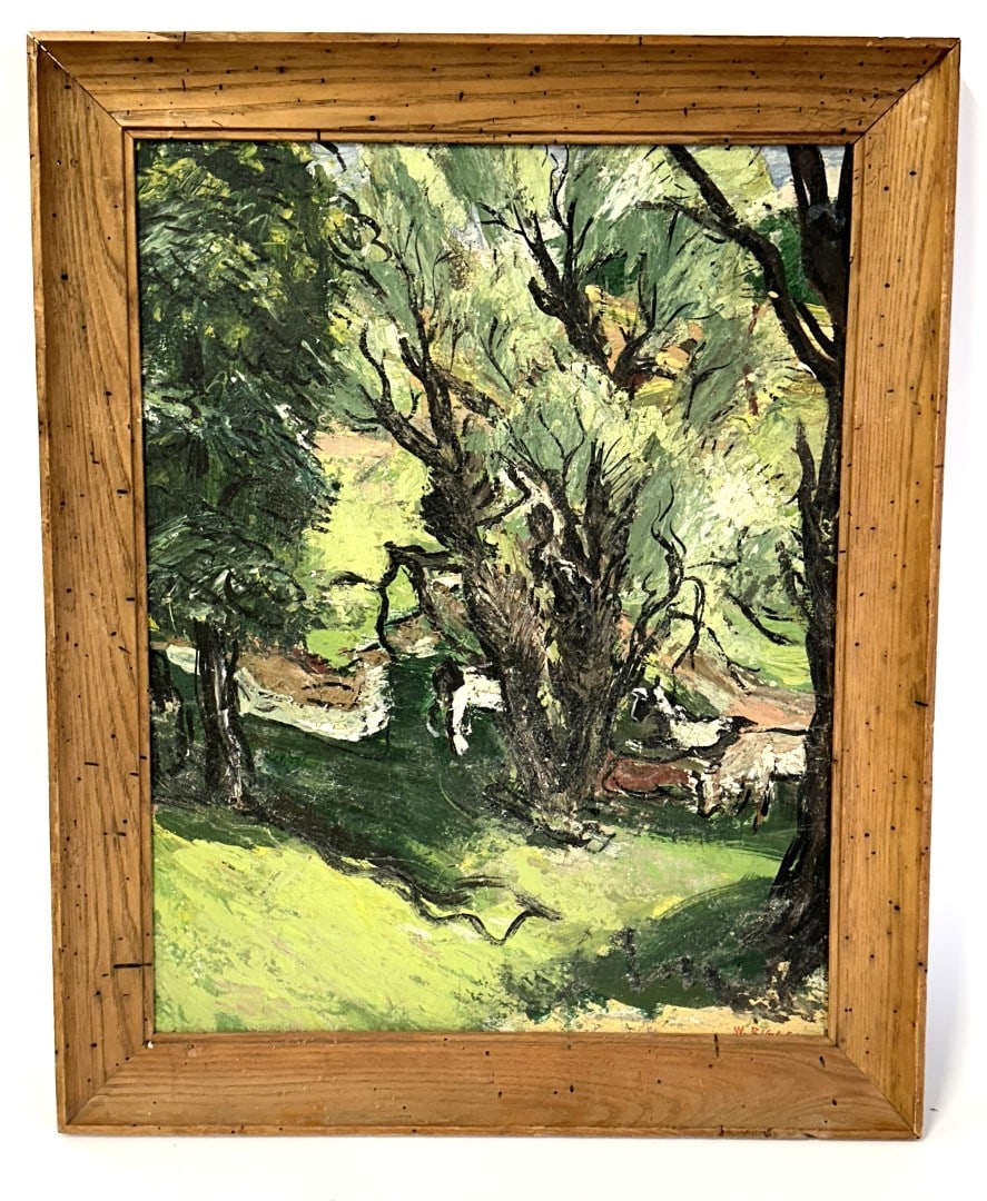 W. Riggs; 20thC. American Oil Landscape Signed (1 of 4)