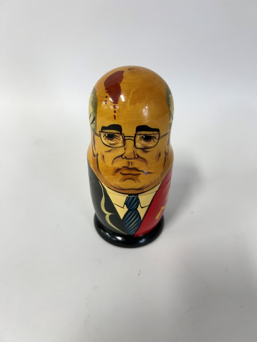 Vintage Russian Kachina Dolls with Russian Leaders (1 of 2)