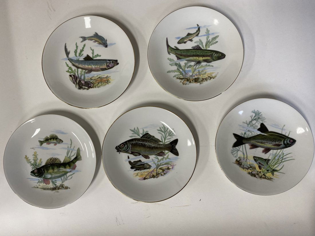Kahla German Porcelain Fish Service (1 of 4)