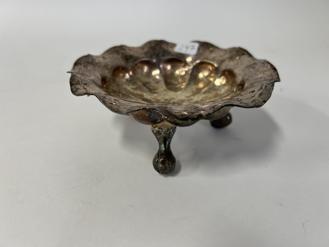 Antique Sterling Silver Footed Compote (1 of 3)